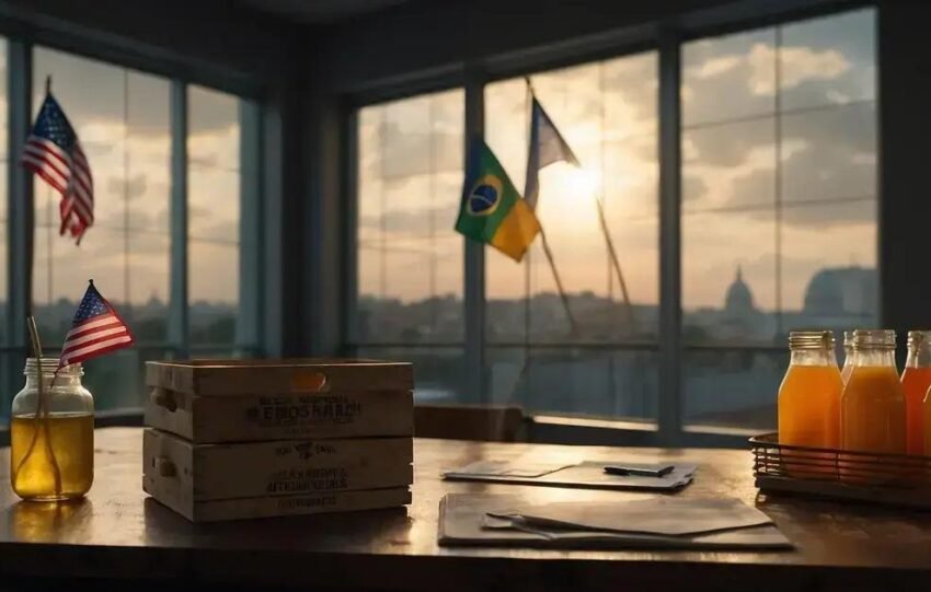 Empresa americana de suco de laranja processa governo Trump por tarifas contra Brasil