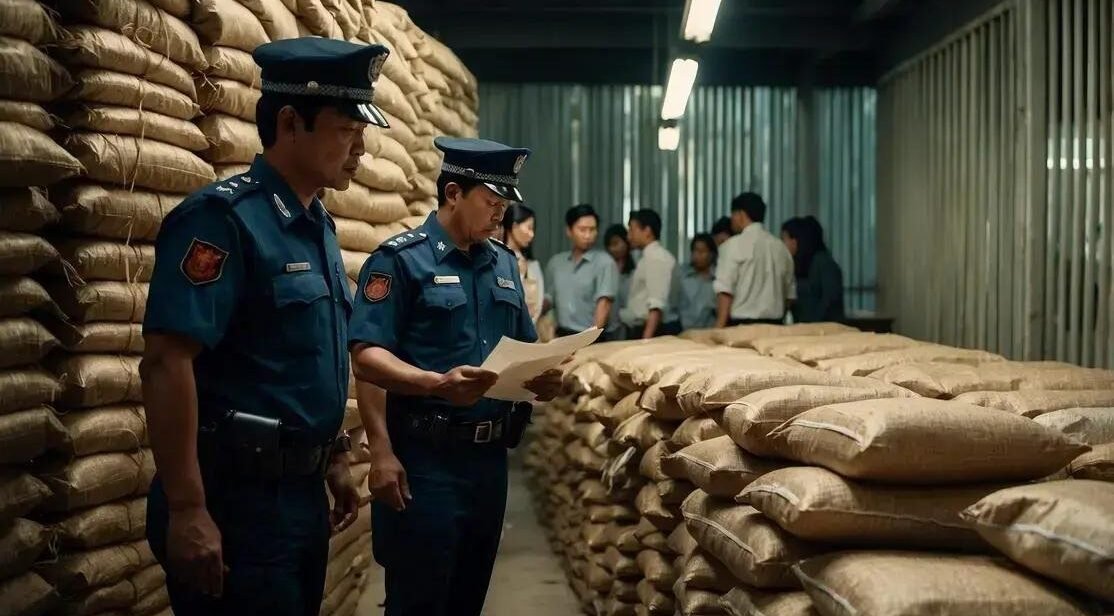 Polícia Federal leilão arroz importado