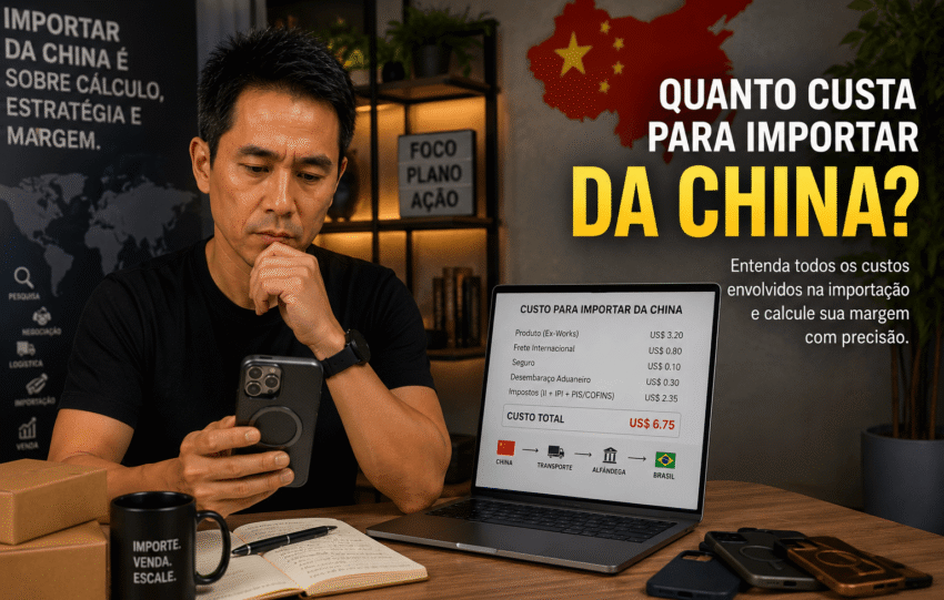Quanto Custa Importar da China: Montando a Conta Real, do FOB ao Seu Estoque