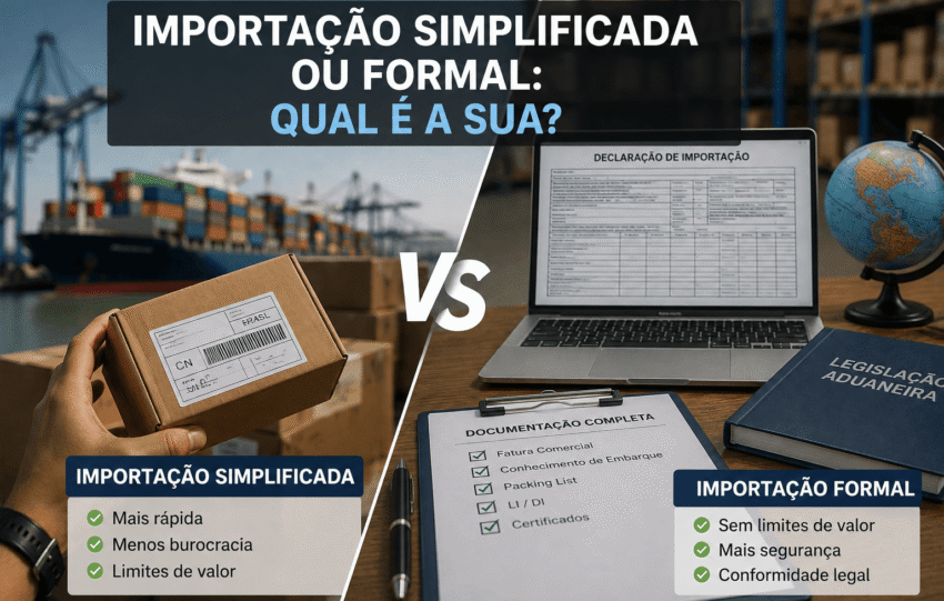 Importação Simplificada ou Formal: Qual é a Sua?