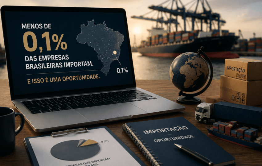 Menos de 0,1% das Empresas Brasileiras Importam. E Isso é uma Oportunidade.